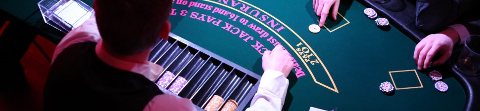 Casinoevents, Leje af casino, blackjack, roulette til temafester